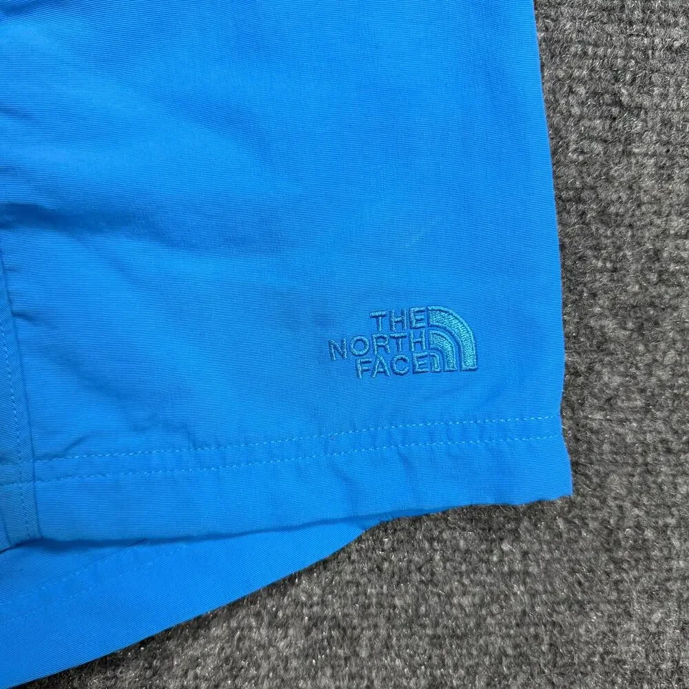 The North Face Class V Men’s XL Blue Nylon Belted Shorts 7” Inseam Mesh Lined